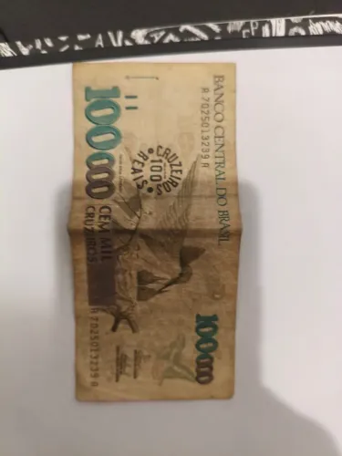Cédula De Dinheiro Antigo