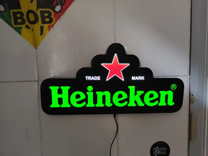 (Duas unidades)Quadros de LED decorativos para Bar