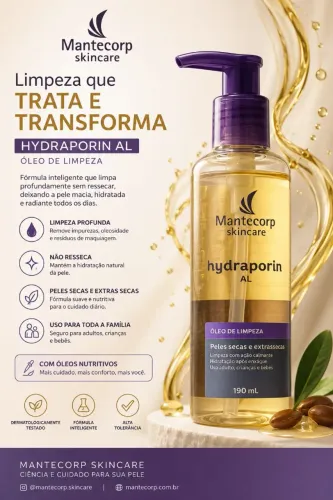 Hydraporin al óleo de limpeza 