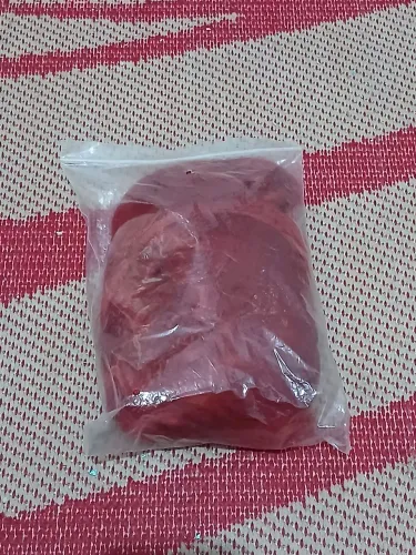 Peruca vermelha para cosplay