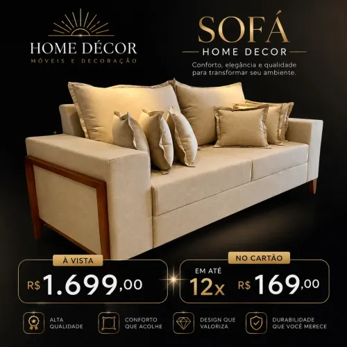 Sofá Havanna pronta entrega 