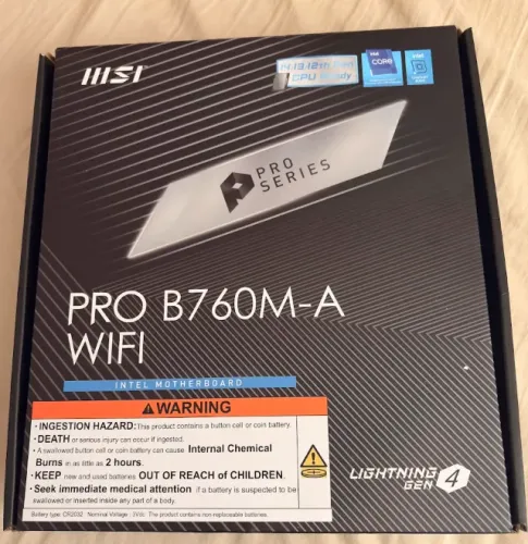 Placa-Mãe MSI PRO B760m-A DDR5