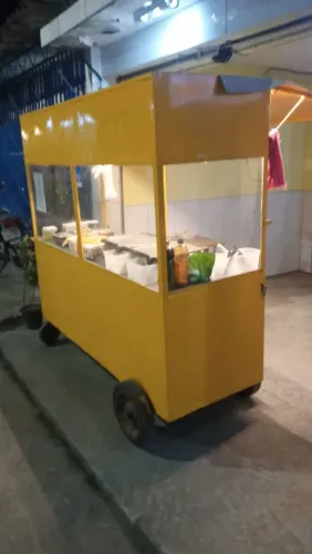 Carroça de Lanche iluminação fita led