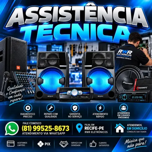Som Profissional/MicroSytem/Automotivo [Vamos até você]