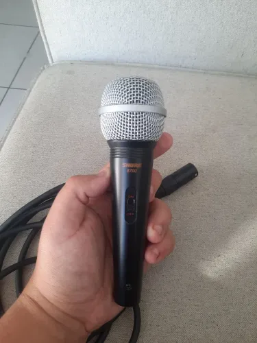 Microfone Shure 8700 - Estado de Novo | Completo com Cabo e Caixa