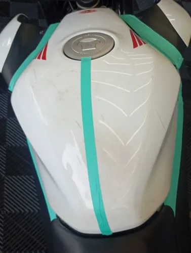 Polimento de moto 