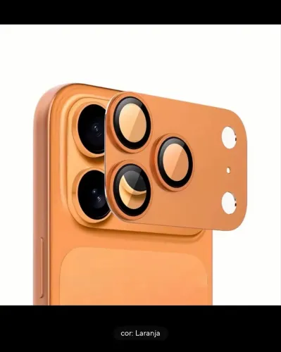 Protetor de lente de câmera de vidro de metal para IPhone 17Pro MAX
