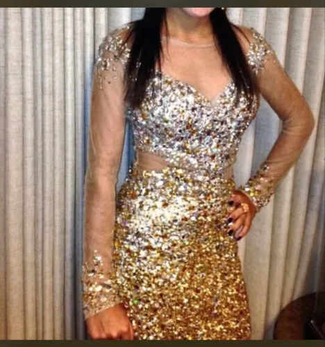 Vestido JOVANI IMPORTADO PEDRARIA FORMATURA 