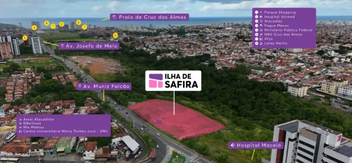 Localização Próximo a Praia- Ilha de Safira