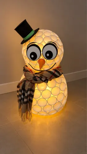 Boneco de neve natalino