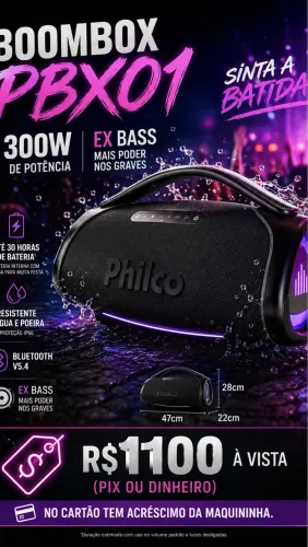 Bomboox Philco Extreme PBX01 300w