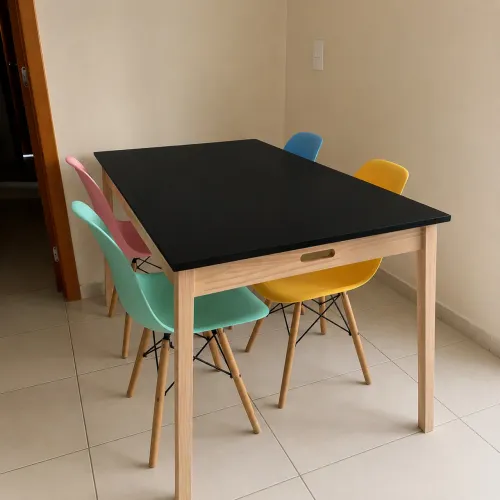Mesa de Jantar Tok Stok 6 lugares