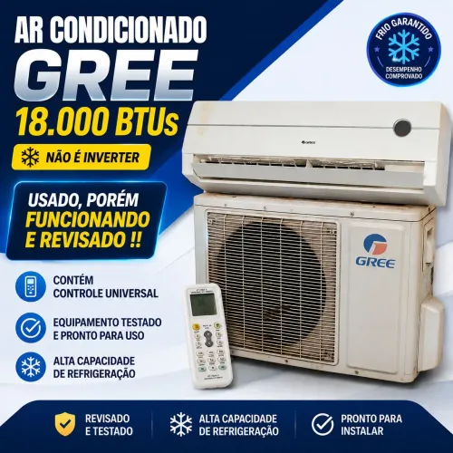 Ar condicionado 18 mil BTUs