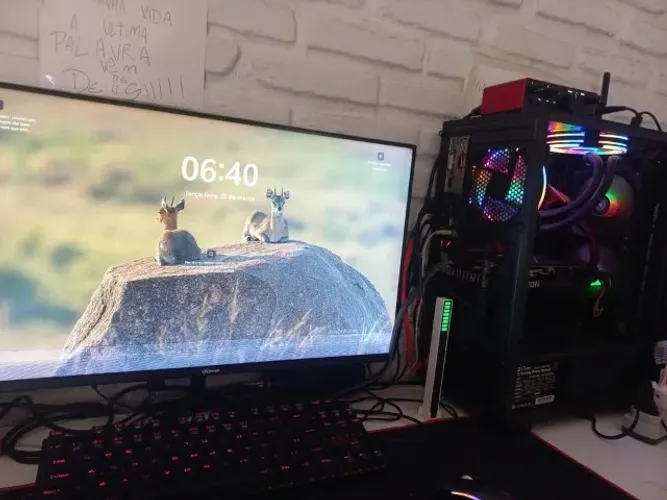 PC GAMER RYZEN 7 5700 + RADEON 6600 8GB + 16 GB DE RAM