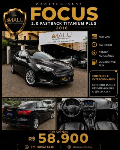 Ford Focus Sed. Ti./ti.plus 2.0 16V Flex AUT 2016