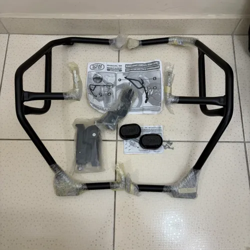 Protetor de Motor Versys 300 - Scam com Pedaleiras