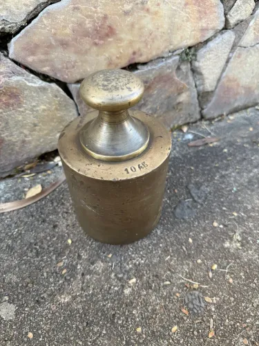 Peso raro de bronze 10 kg