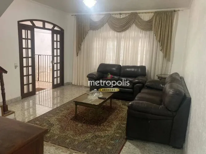 Sobrado com 3 dormitórios à venda, 258 m² por R$ 910.000,00 - Vila Valparaíso - Santo Andr