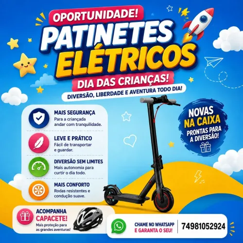 Patinete elétrica Oportunidade