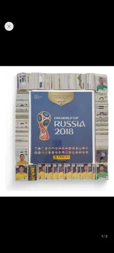 Álbum Copa 2018 e 2022 com todas as figurinhas para colar!