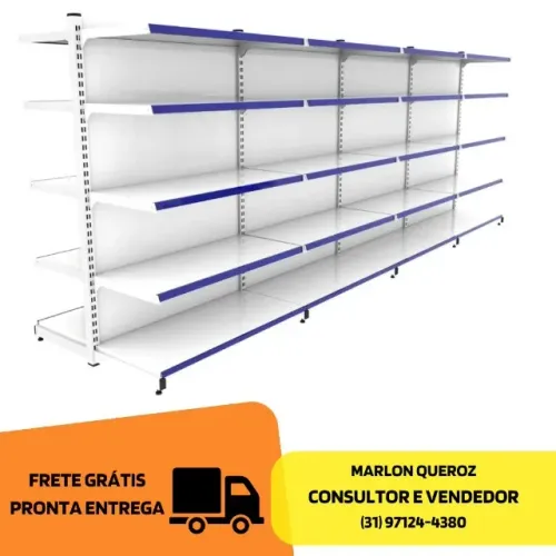 Gôndola de Centro Branca Polar Nova