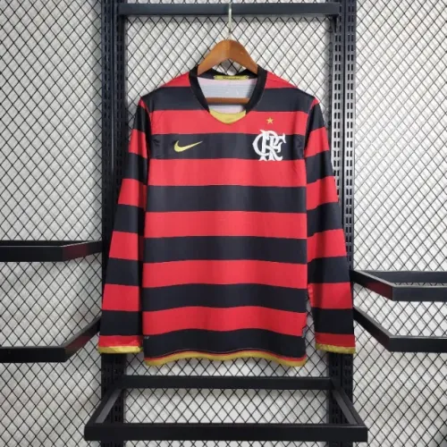 Camisa Flamengo Retrô Manga Longa 2009