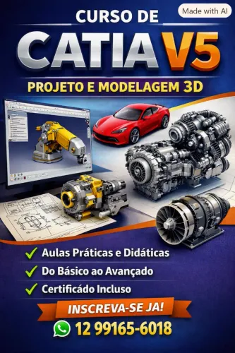 Curso de CATIA V5 - Domine a Engenharia 3D