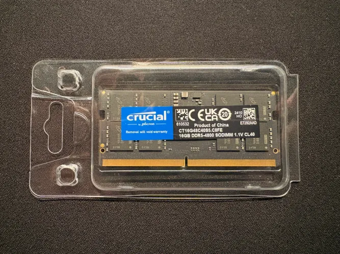 Memória RAM notebook 16Gb DDR5 4800mhz