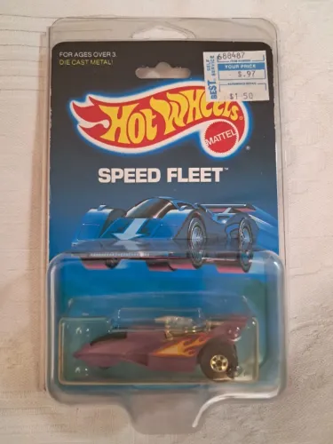 Miniatura Hot Wheels Speed Fleet Antigo (Blue Card) - Lacrado com protetor