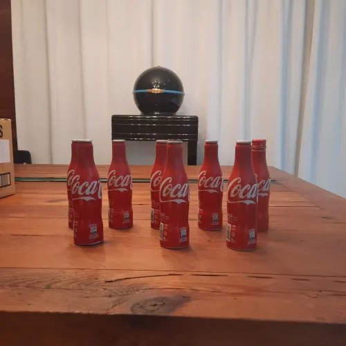Garrafas colecionáveis de alumínio da Coca Cola ( valor unitário)
