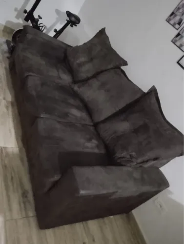 Sofá retrátil Marrom