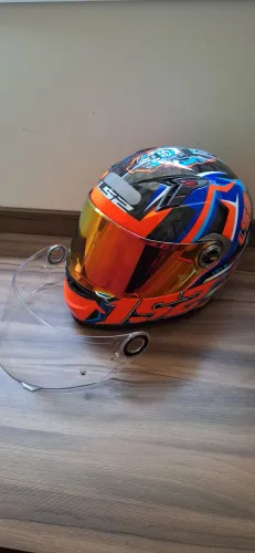 Capacete LS2 FF358 com 2 viseiras tamanho 58