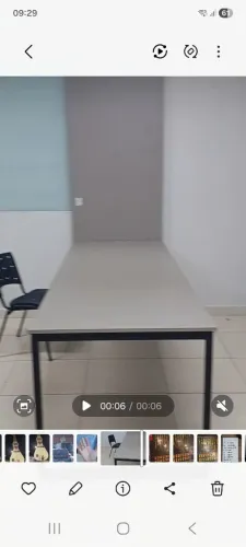 MESA ESTRUTURA EM AÇO ESCRITÓRIO 