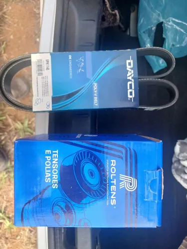 Kit tensor e correia alternador poly-V / Cabo freio de mão