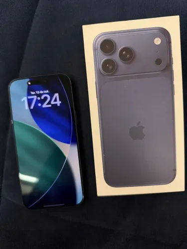 iPhone 17 Pro Max 512 GB Azul-Intenso ? Sem Uso, com Caixa e Cabo