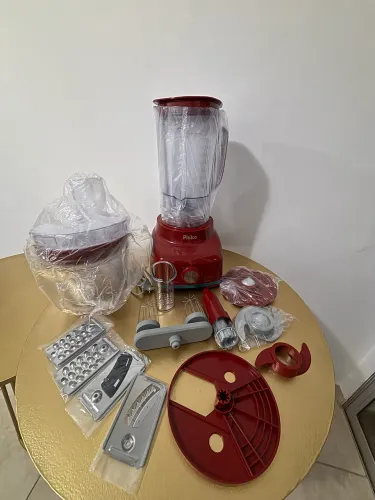 Multiprocessador Philco PMP1600V 9 em 1 vermelho 1700w 127v