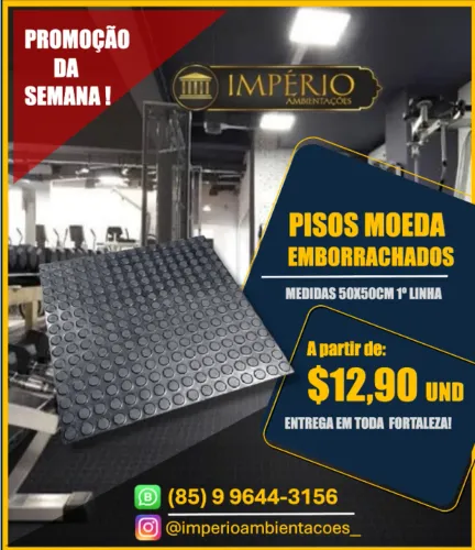 PISOS EMBORRACHADOS EM PROMOÇÃO