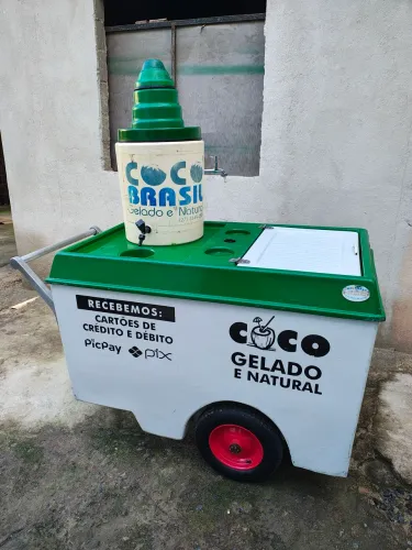 Carrinho de coco