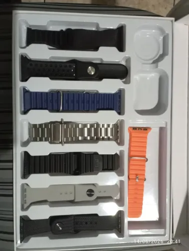 Kit com 8 pulseiras para smartwatch 