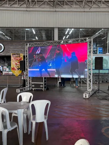 Painel de Led P3.9 e Grid