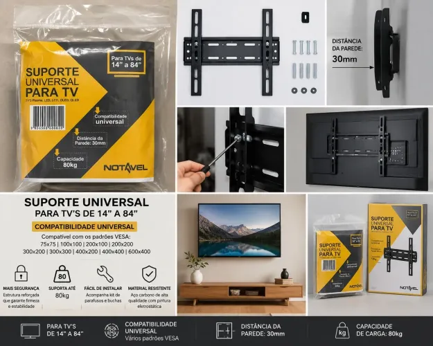SUPORTE UNIVERSAL PARA TV