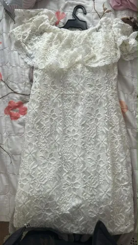 Vestido de renda branco nunca usado