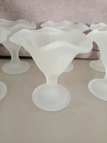 6 taças de sorvete/sobremesa 13,5 cm