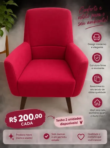 Cadeira acolchoada