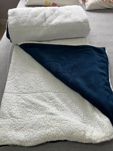 Edredom Dupla Face Tamanho Queen/King