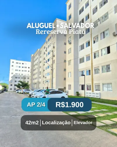Apartamento para Locação Condomínio Reserva Piatã