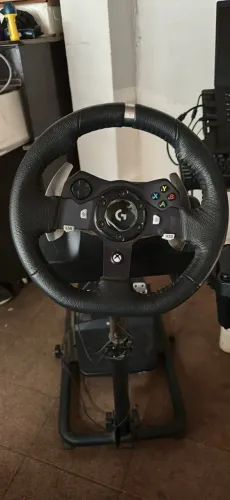 Volante simulador logitech G920 + suporte