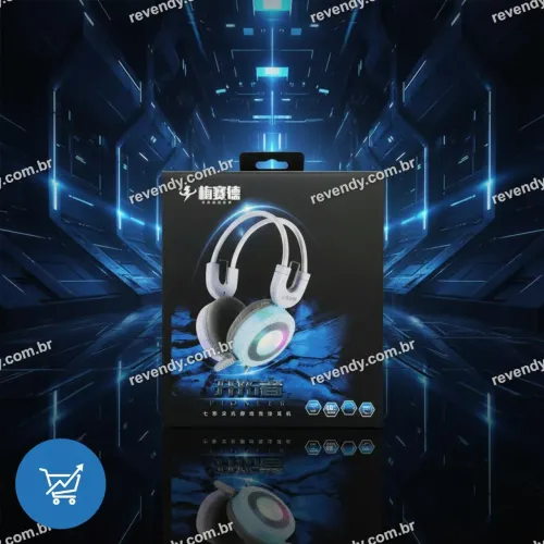 Headset gamer  - com led RGB vibrantes e conexão USB - entrega rápida 