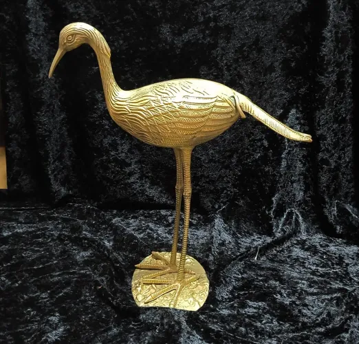 Peças Única: Garça ancestral em Bronze (Item de colecionador)
