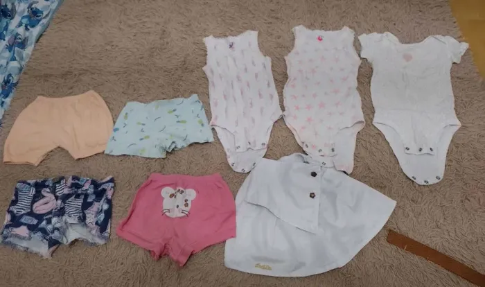 Lote de roupa infantil menina 